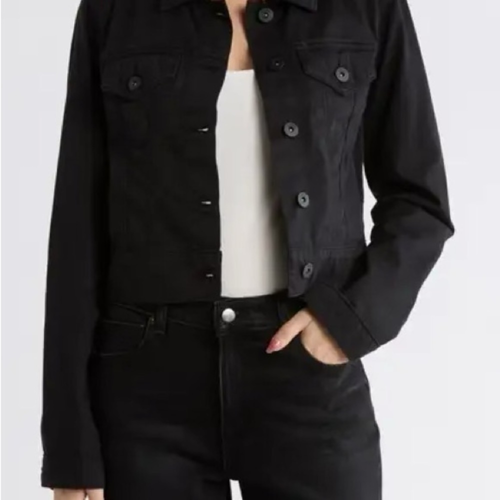 PAIGE Black Denim Jacket